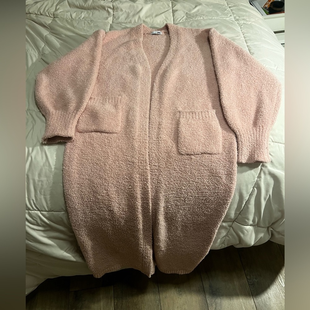 Baby Pink Cardigan from Fashion Nova.